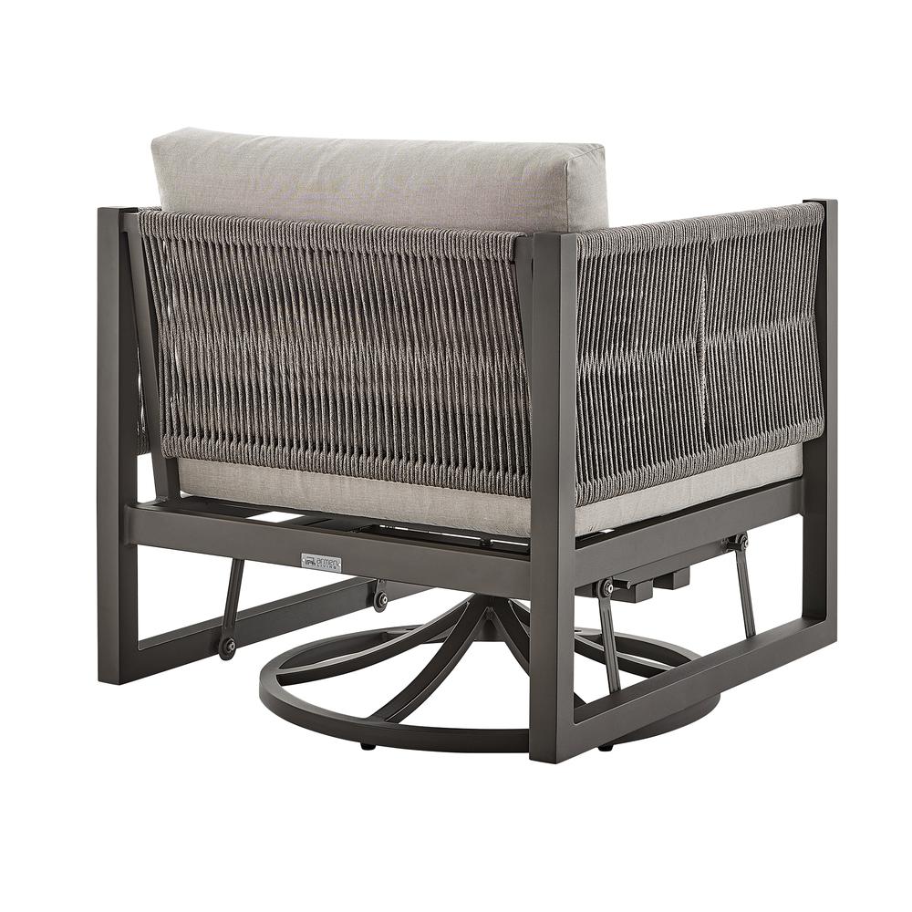 Cuffay Outdoor Patio Swivel Glider Lounge Chair. Picture 3