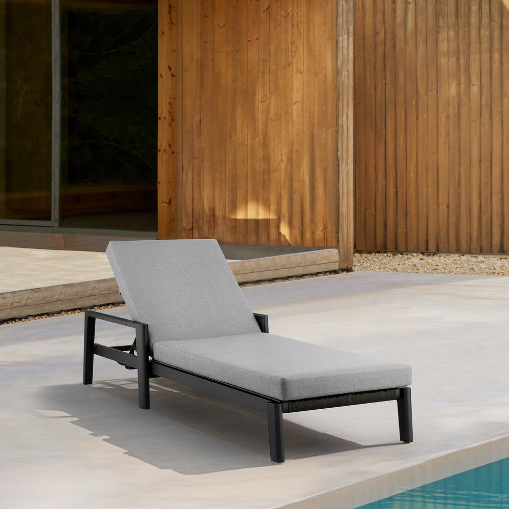 Grand Outdoor Patio Adjustable Chaise Lounge Chair. Picture 10