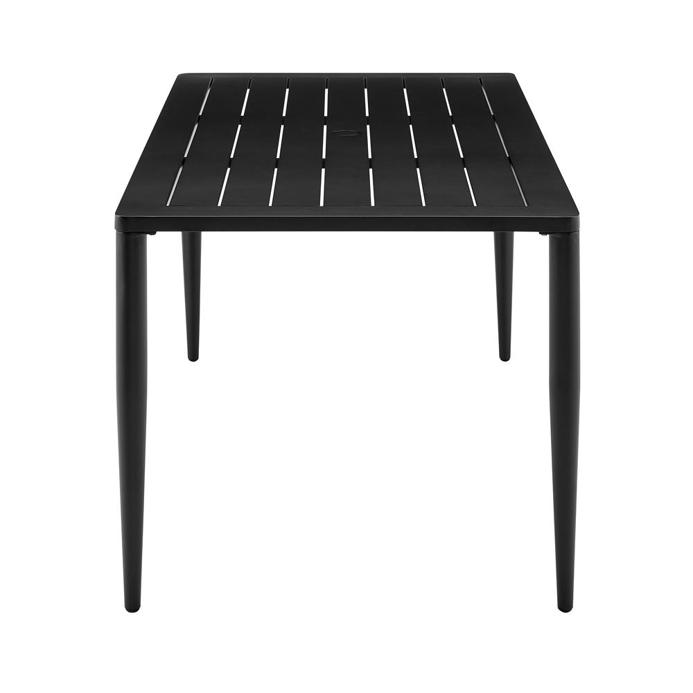 Beowulf Outdoor Patio Dining Table in Aluminum. Picture 2