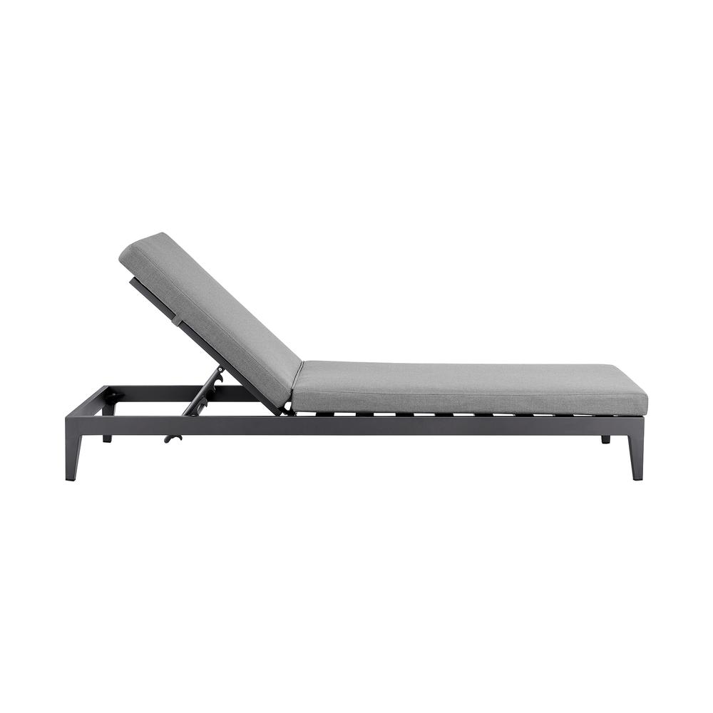 Argiope Outdoor Patio Adjustable Chaise Lounge Chair. Picture 2