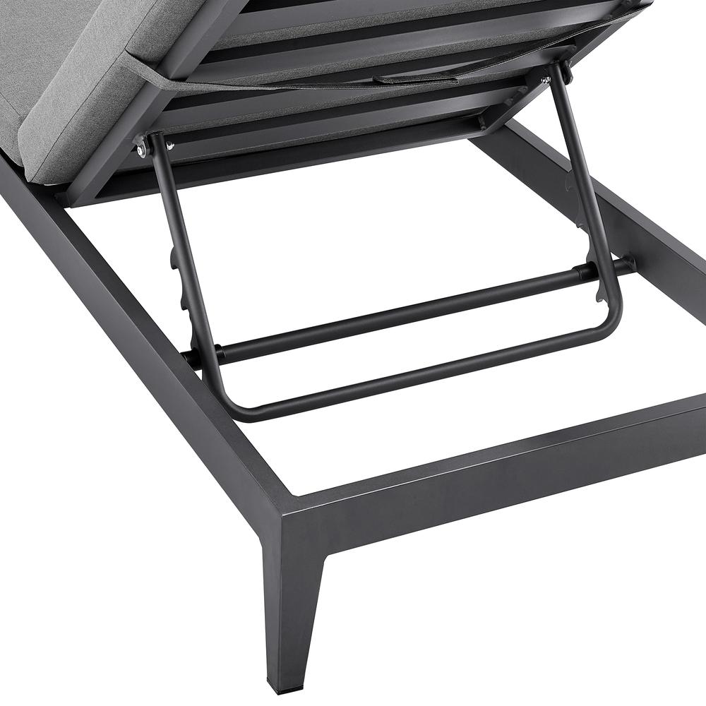 Argiope Outdoor Patio Adjustable Chaise Lounge Chair. Picture 6