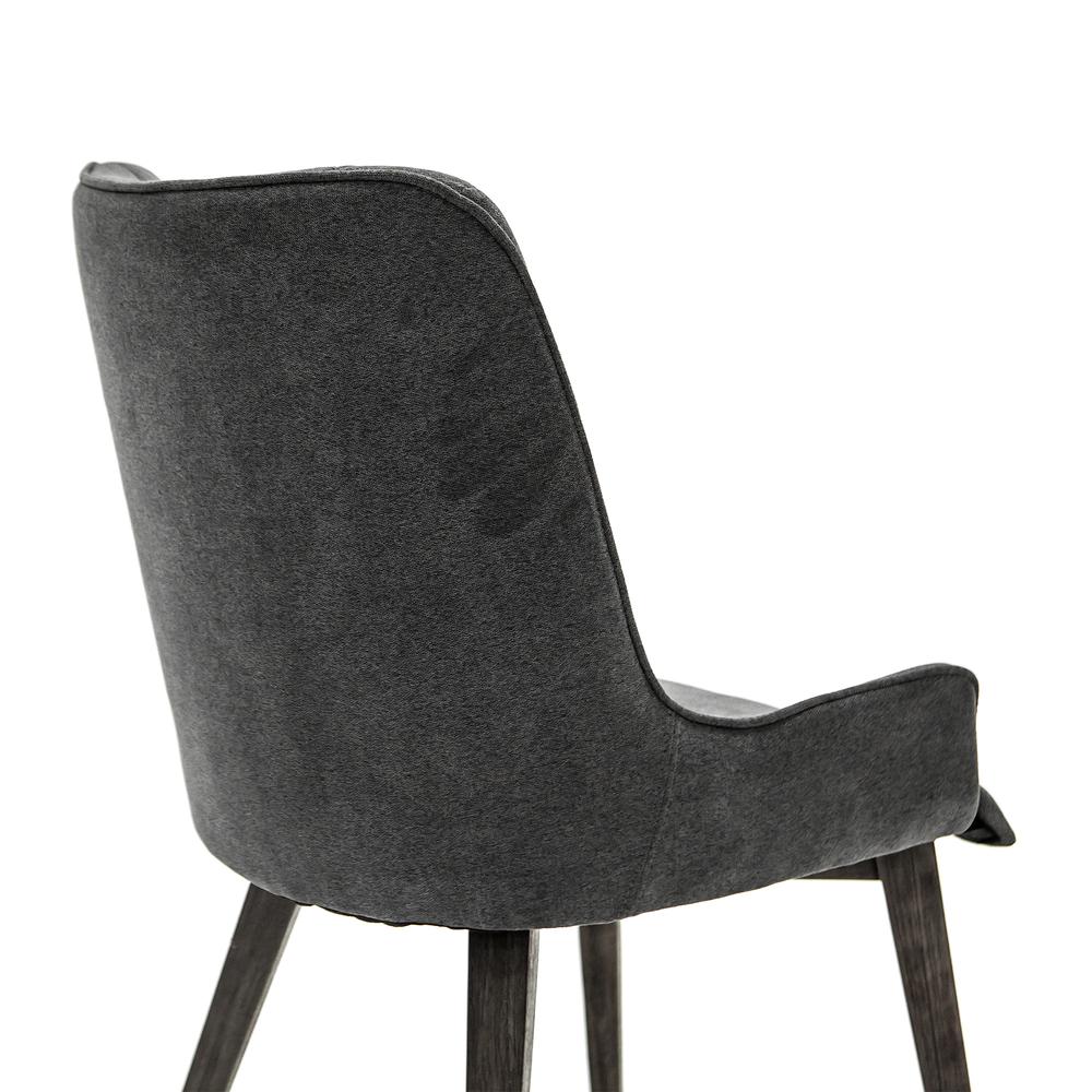 Alana Charcoal Upholstered Dining Chair - Set of 2. Picture 4