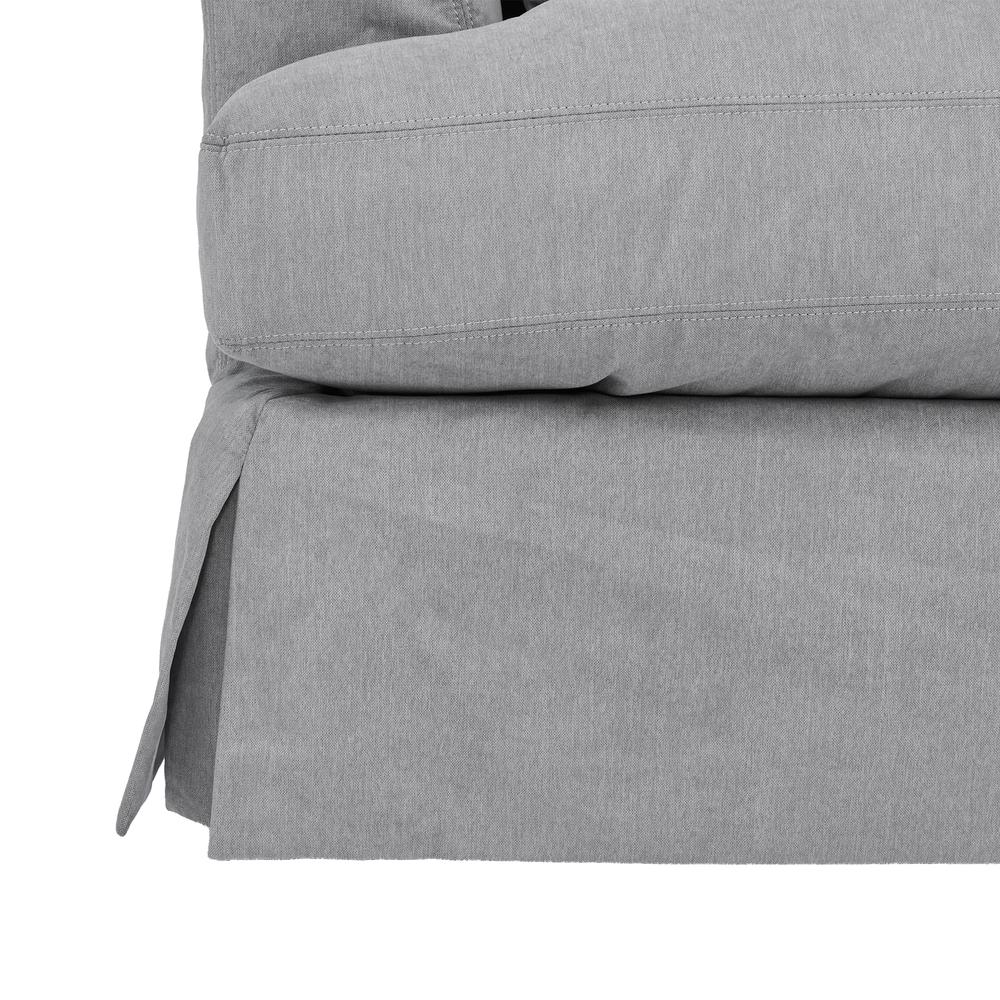 Ciara 93" Upholstered Sofa in Slate Gray. Picture 7
