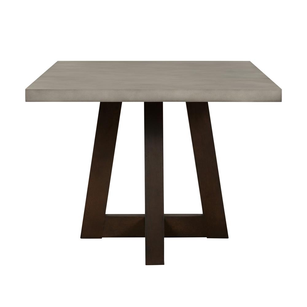 Elodie Grey Concrete and Dark Grey Oak Rectangle Dining Table. Picture 3