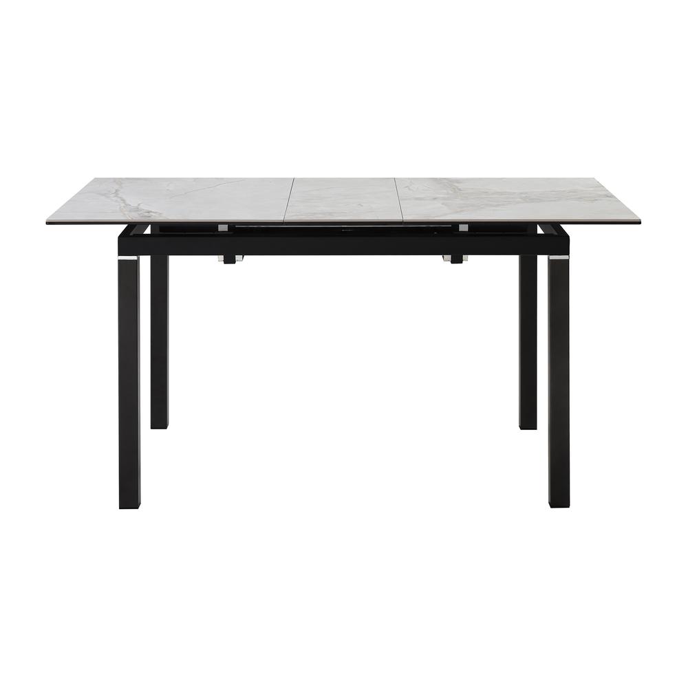 Giana Extendable Dining Table in Stone and Metal. Picture 2