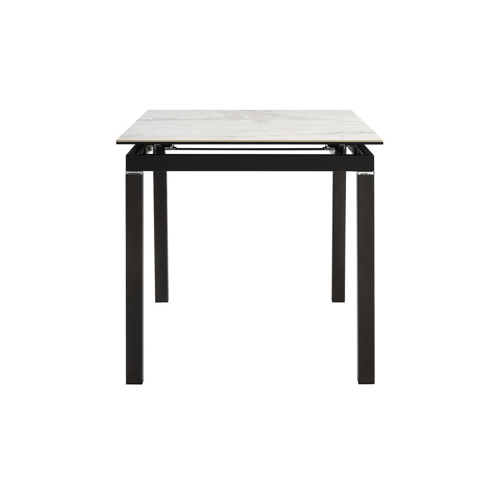 Giana Extendable Dining Table in Stone and Metal. Picture 4