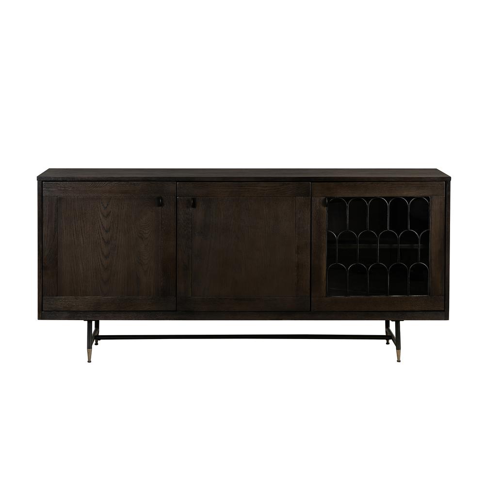 Gatsby Oak and Metal  Buffet Cabinet. Picture 1