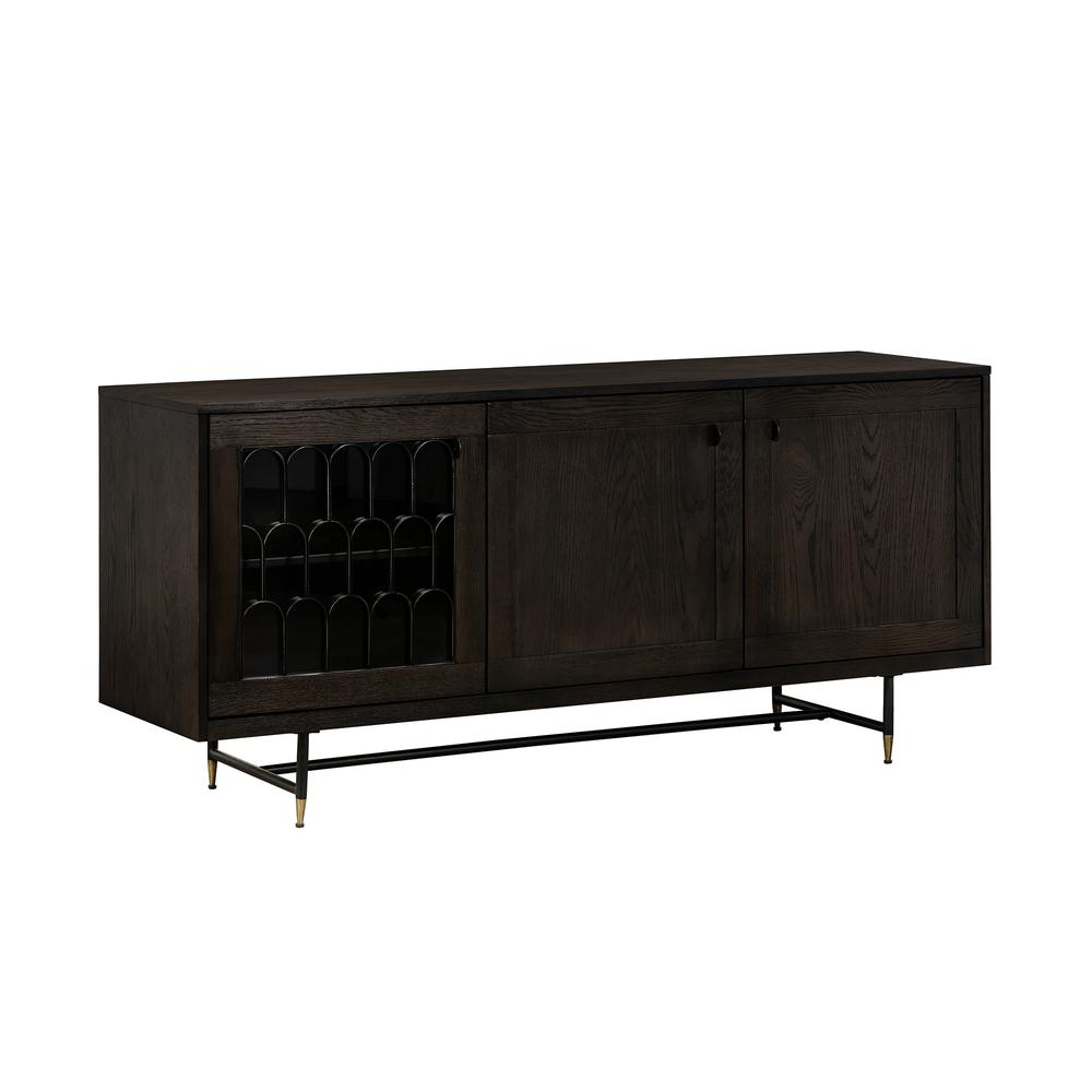 Gatsby Oak and Metal  Buffet Cabinet. Picture 2