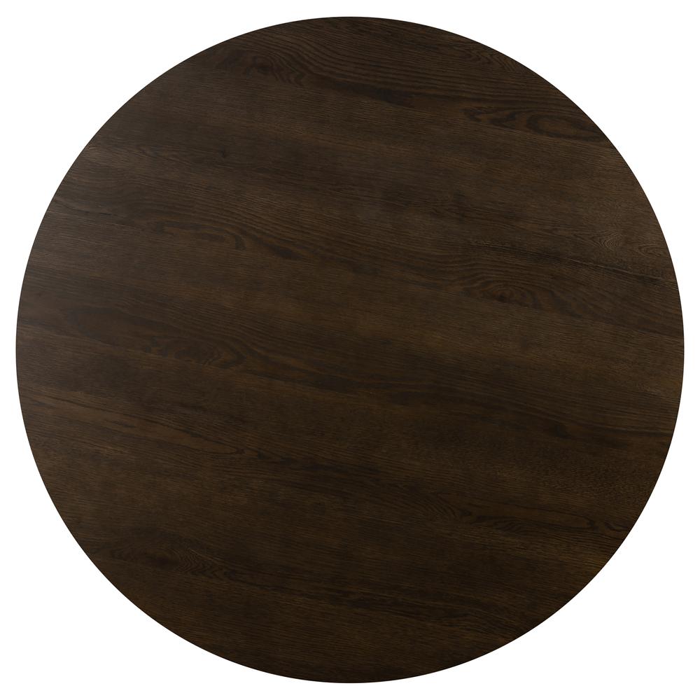 Gatsby Oak and Metal Round Dining Table. Picture 2
