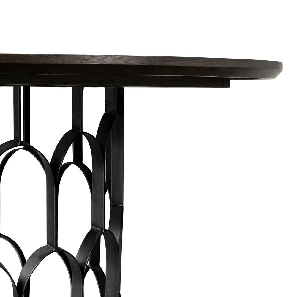 Metal Round- Dining Table. Picture 3