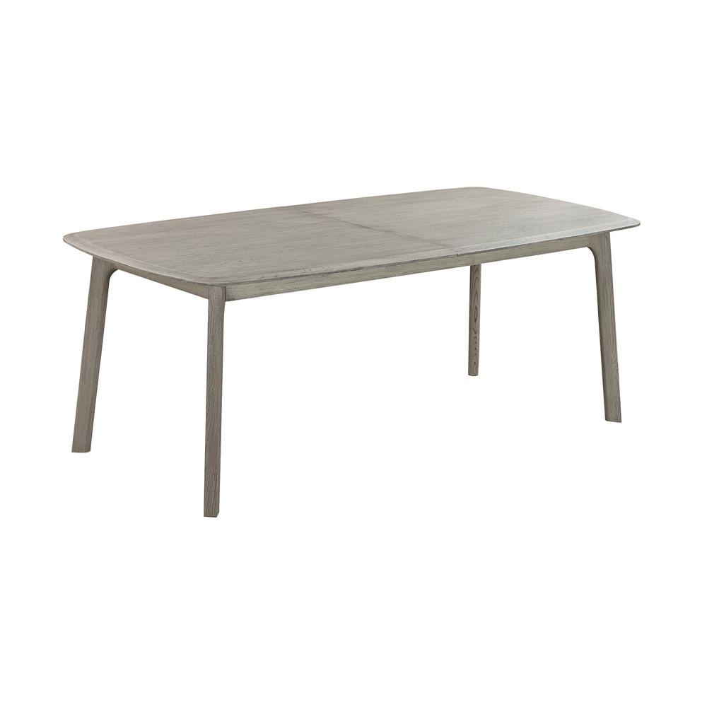 Holland Extendable Rectangle 98" Dining Table in Grey Oak. Picture 1