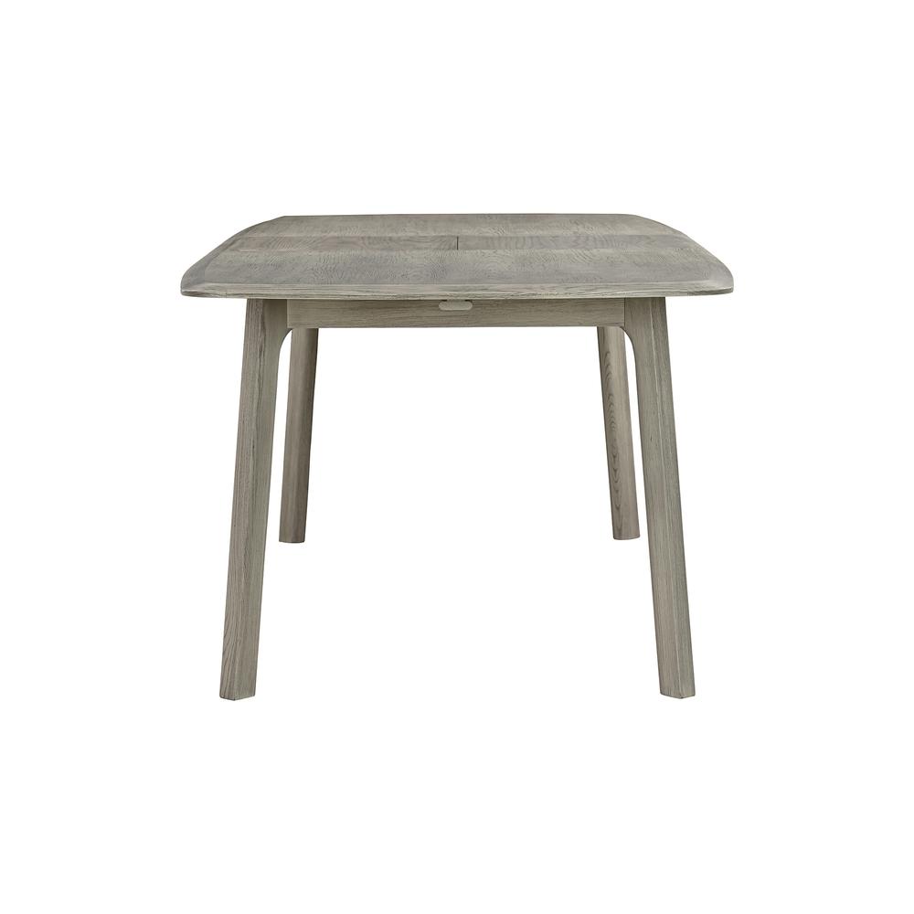 Holland Extendable Rectangle 98" Dining Table in Grey Oak. Picture 2