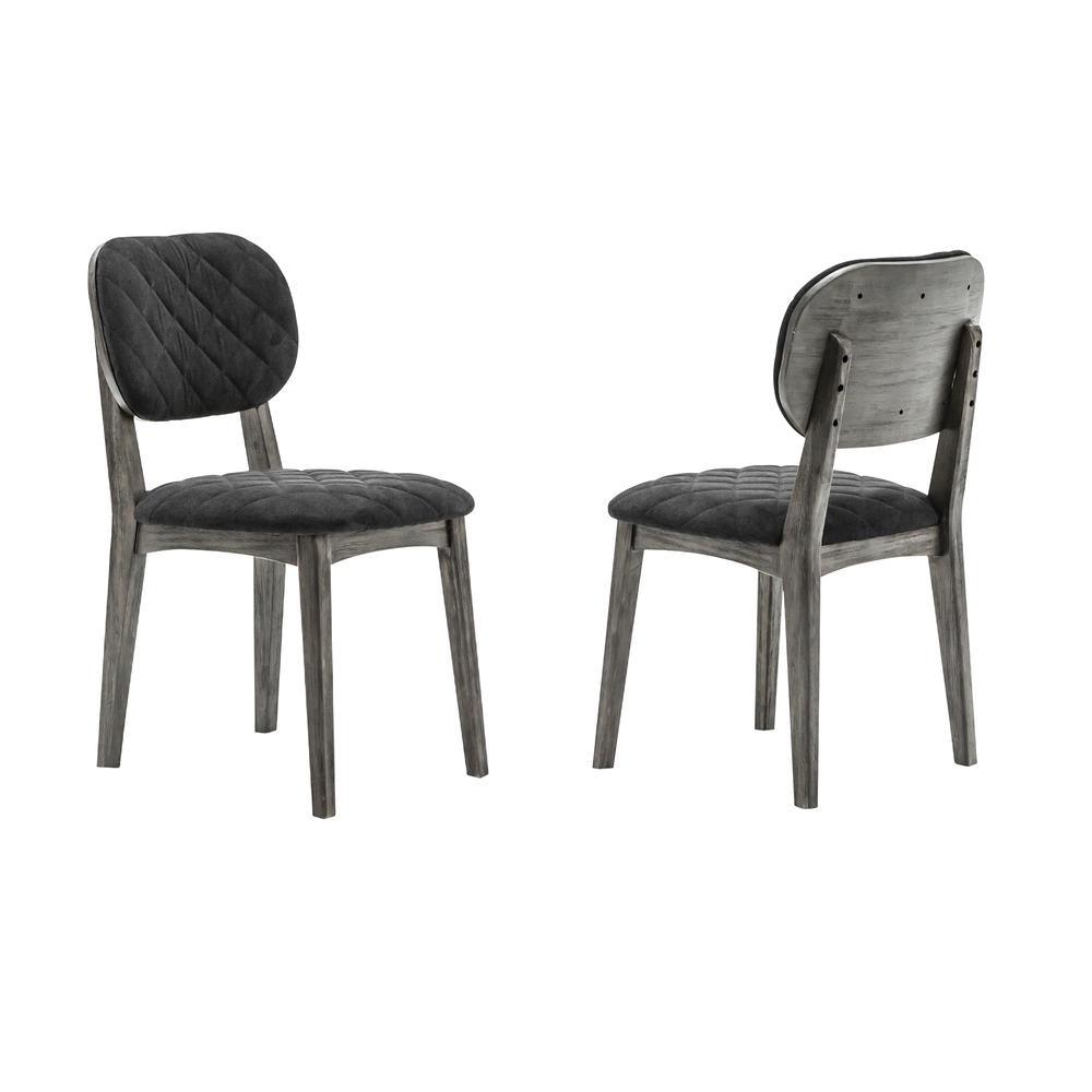 Katelyn Midnight Open Back Dining Chair - Set of 2. Picture 1