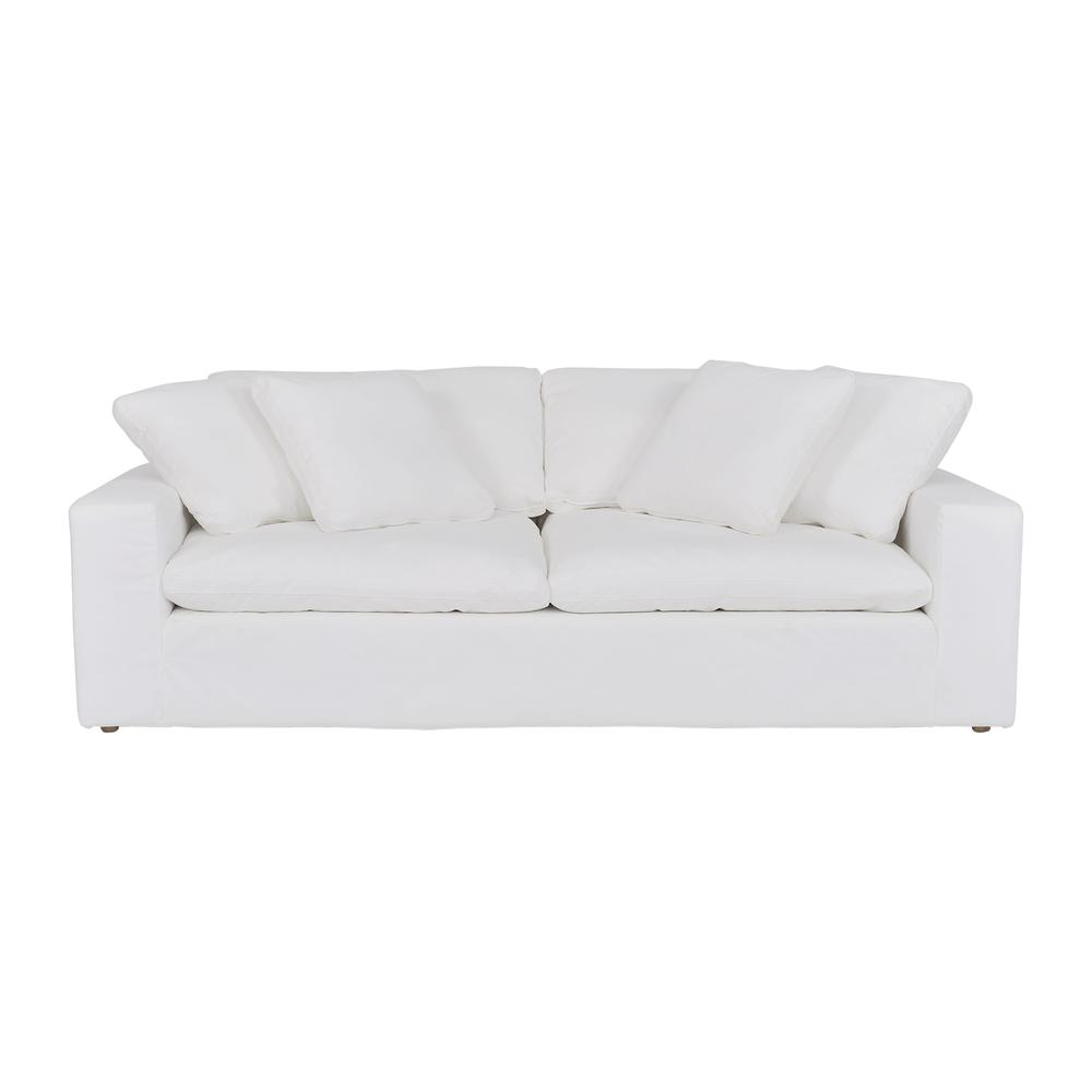 Liberty 96.5" Upholstered Sofa in Pearl. Picture 1