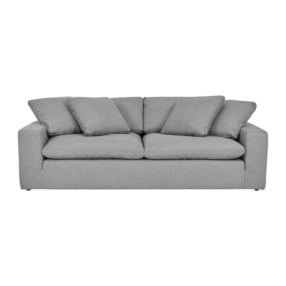 Liberty 96.5" Upholstered Sofa in Slate Gray. Picture 1