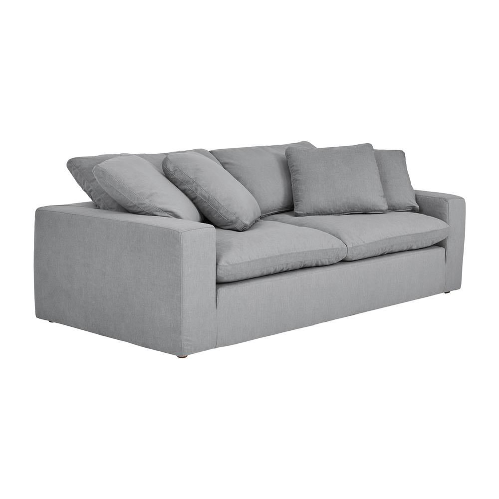 Liberty 96.5" Upholstered Sofa in Slate Gray. Picture 2