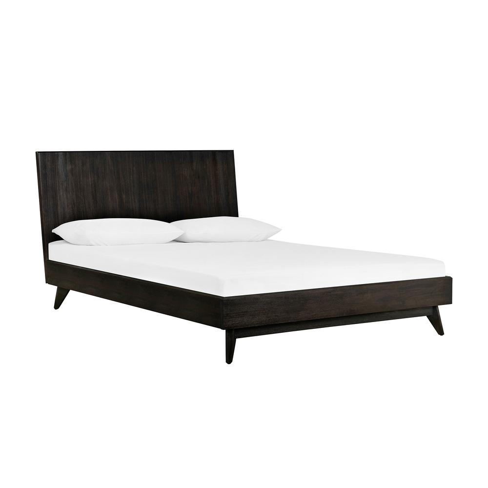 Baly Acacia Mid-Century Platform King Bed. Picture 1