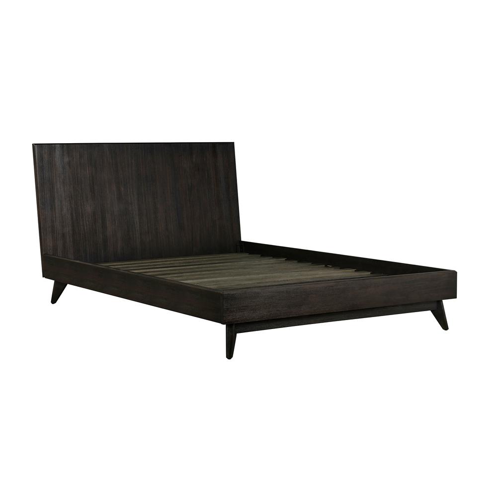Mid-Century Platform King Bed. Picture 4