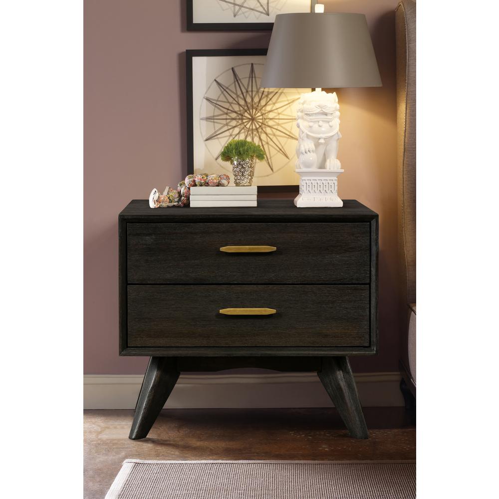 Mid-Century 2 Drawer Night stand. Picture 10