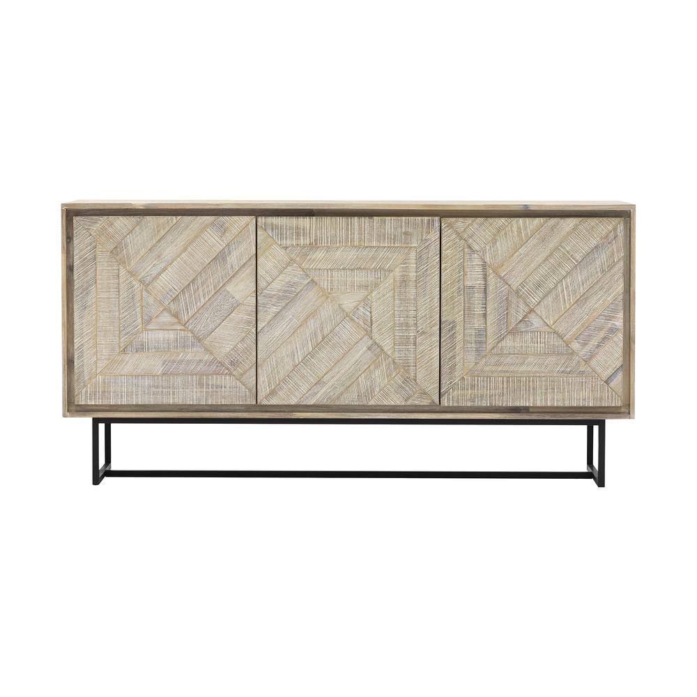 Peridot Sideboard Buffet in Natural Acacia Wood. Picture 1