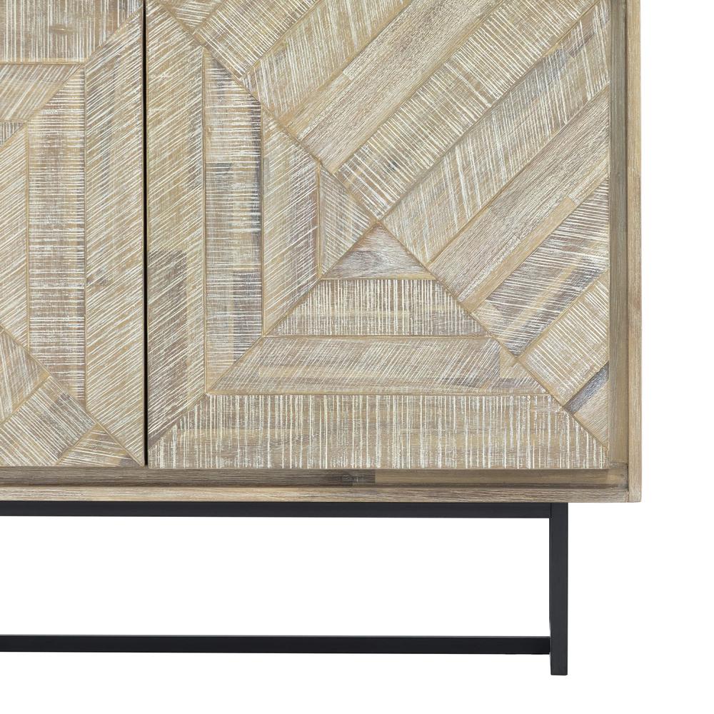 Peridot Sideboard Buffet in Natural Acacia Wood. Picture 5