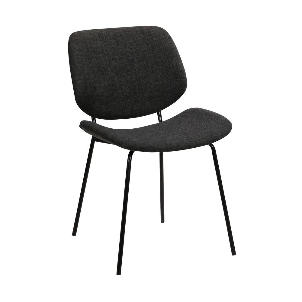 Quest Charcoal Modern Dining Accent Chair. Picture 1