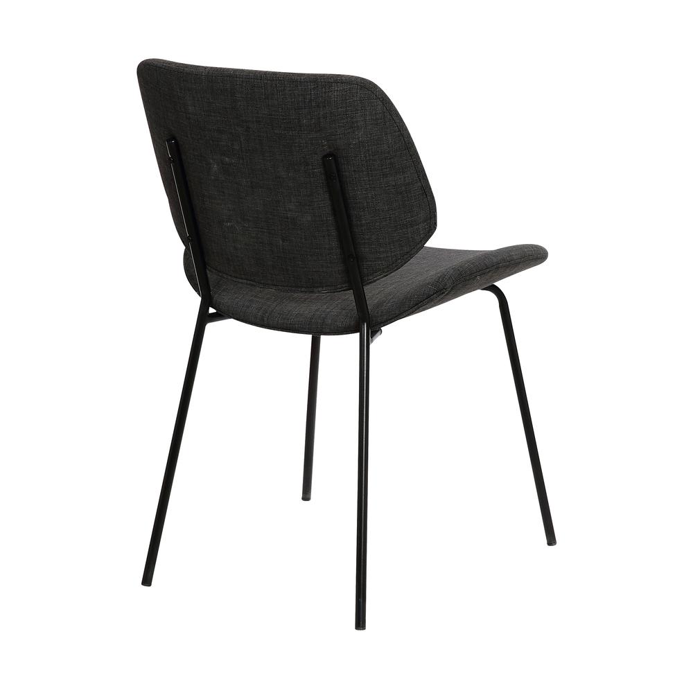Quest Charcoal Modern Dining Accent Chair. Picture 4