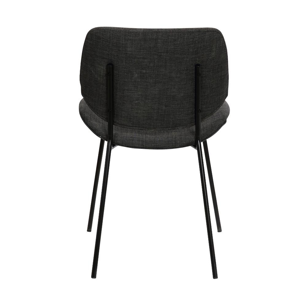 Quest Charcoal Modern Dining Accent Chair. Picture 5