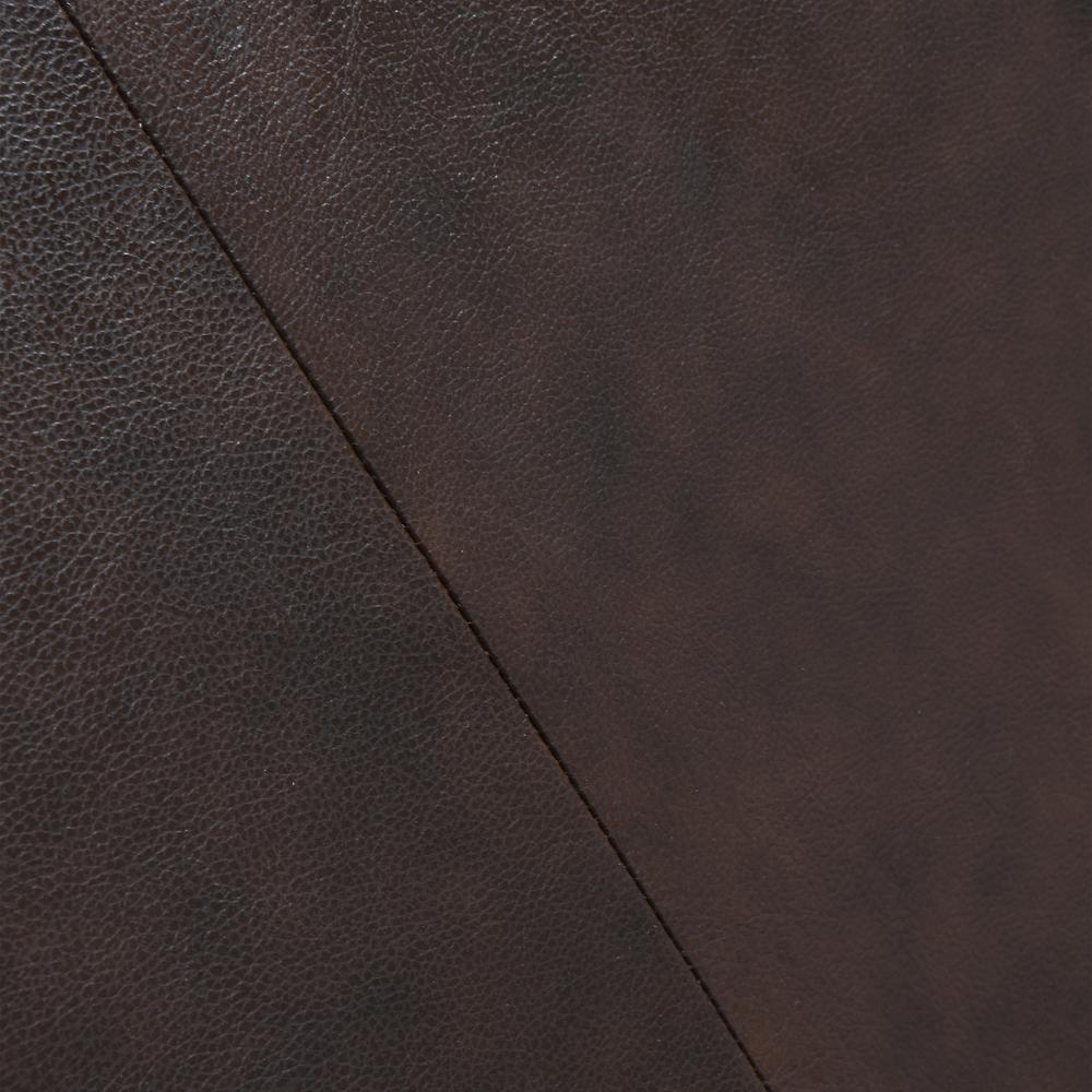 Vincenza 85" Dark Brown Leather Sofa. Picture 7