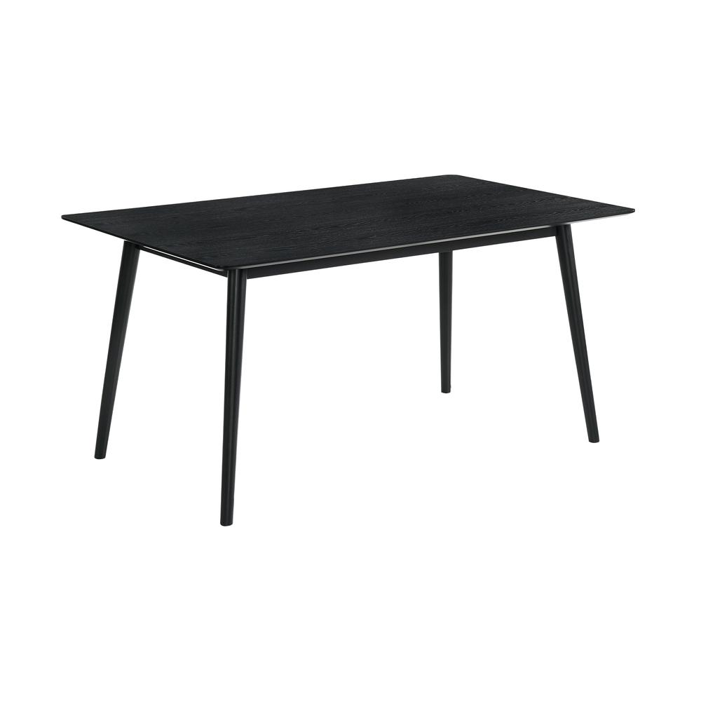 Westmont 59" Rectangular Dining Table in Black Wood. Picture 1