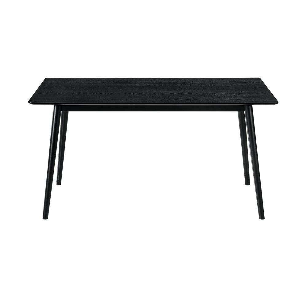 Westmont 59" Rectangular Dining Table in Black Wood. Picture 2