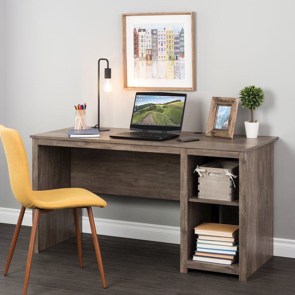 Sonoma Home Office Desk, Drifted Gray. Picture 1
