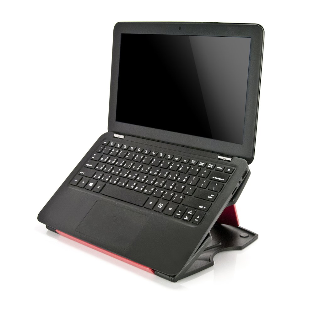 Laptop/Tablet Riser (Black/Red). Picture 10