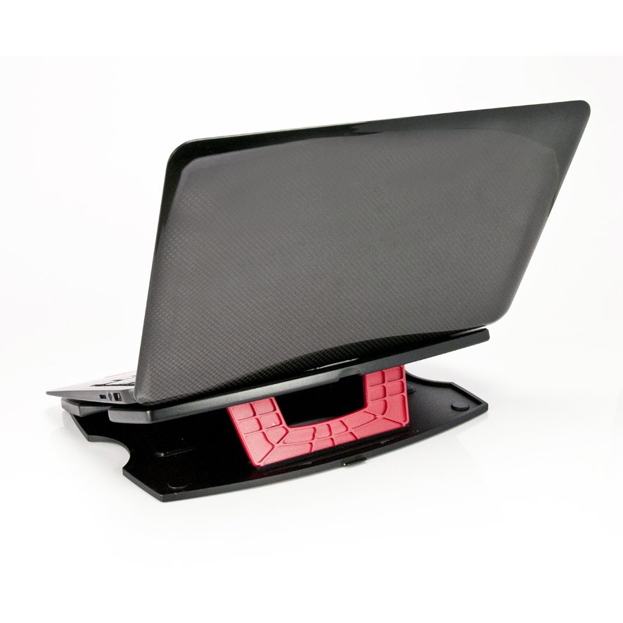 Laptop/Tablet Riser (Black/Red). Picture 11