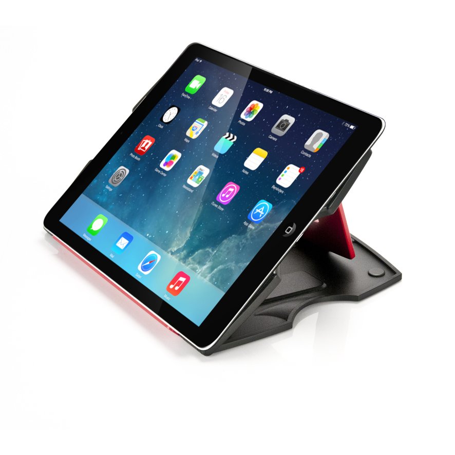 Laptop/Tablet Riser (Black/Red). Picture 12