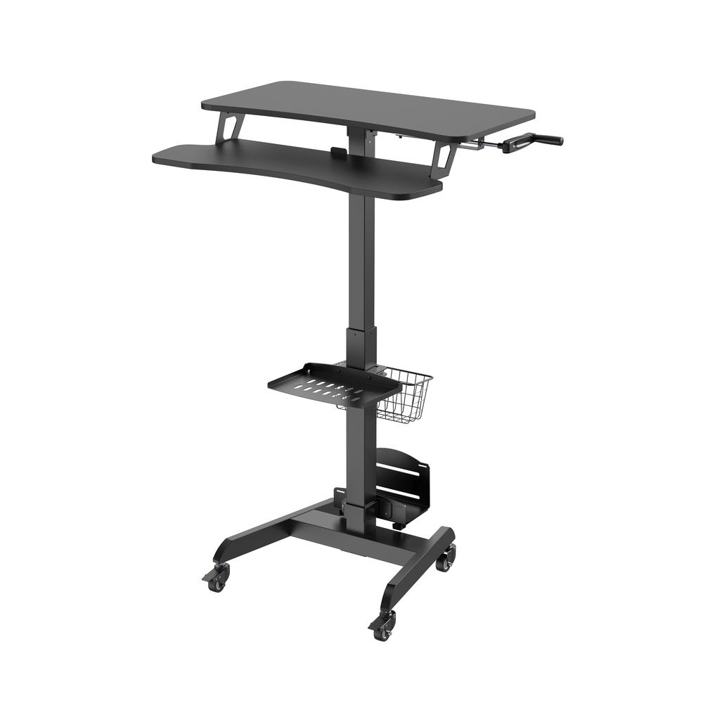 Mobile Sit-Stand PC Workstation. Picture 2