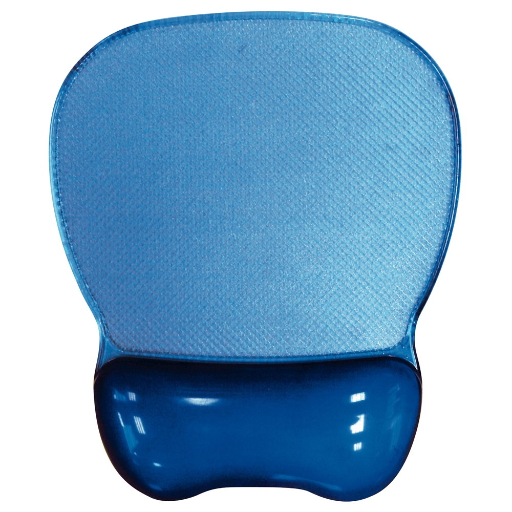 Crystal Gel Mouse Pad Wrist Rest (Blue). Picture 1