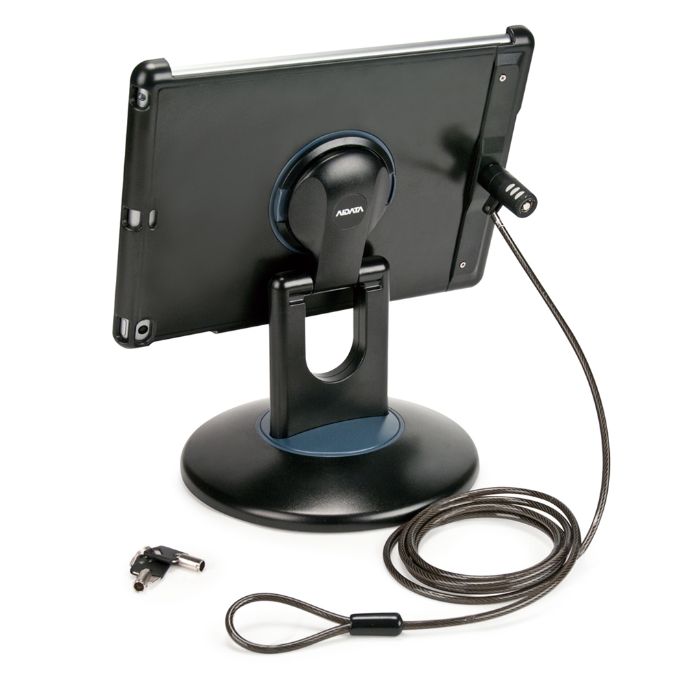 Locking ViewStation (iPad Air 1/2)(Black w/Gray accent). Picture 1