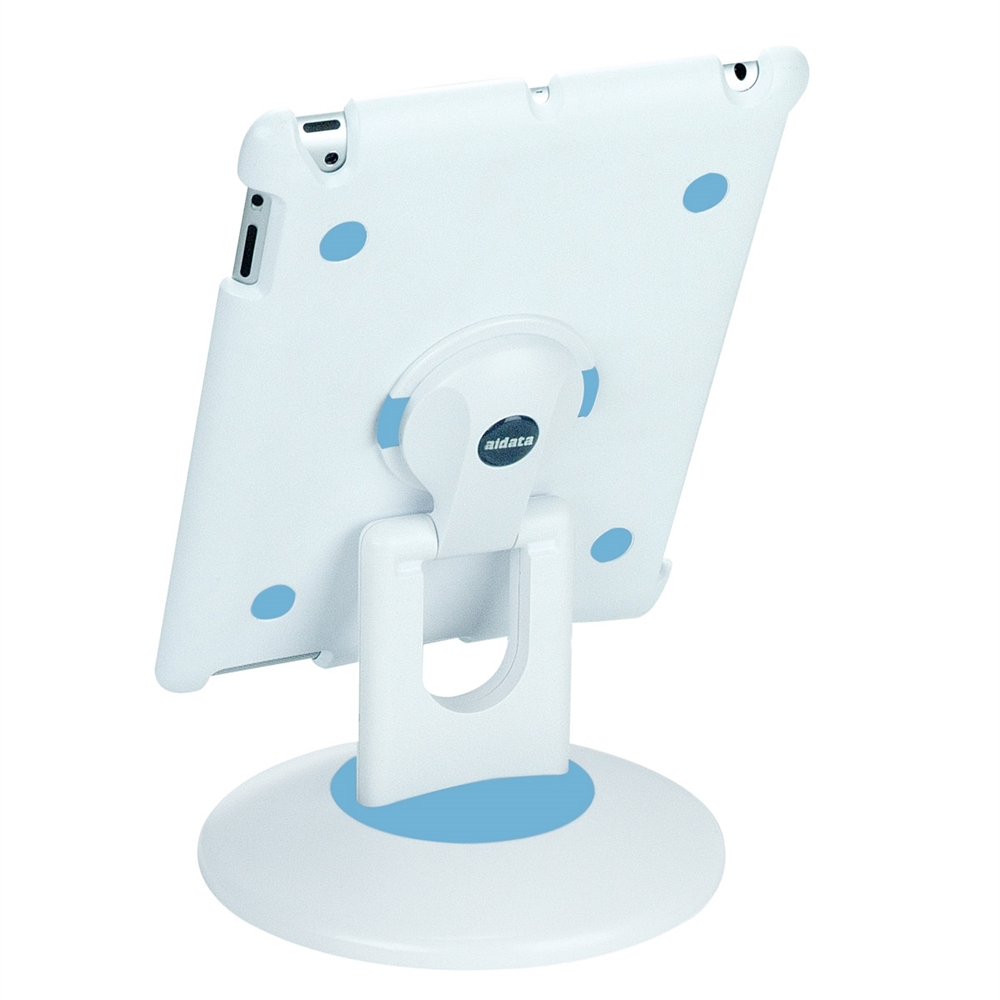 ViewStation (iPad 2/3/4) (White w/Blue accent). Picture 1