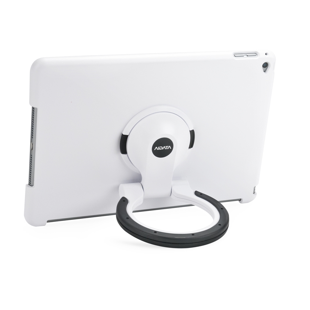 MultiStand (iPad Air 2) (White Shell/White-Black Ring). Picture 1