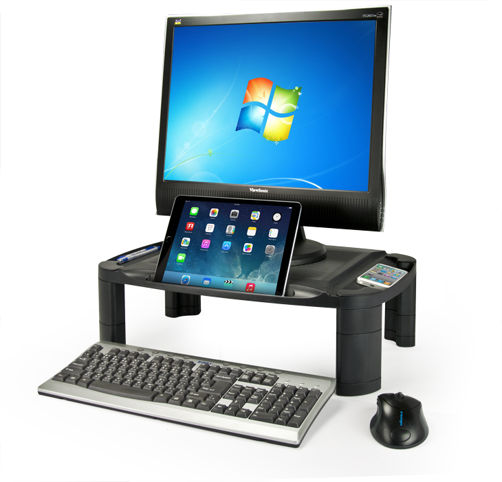 Extra Wide Professional Monitor/Printer Stand. Picture 4