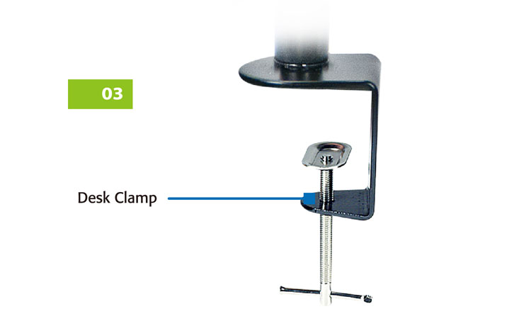 Universal Tablet Desk Clamp ViewStand. Picture 4