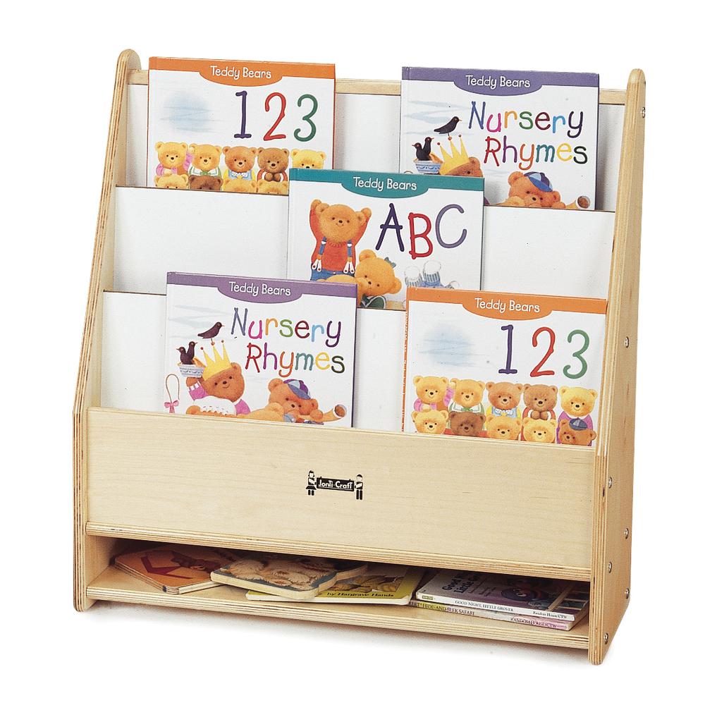 Toddler Pick-a-Book Stand, 24w x 9d x 25h, Birch. Picture 1