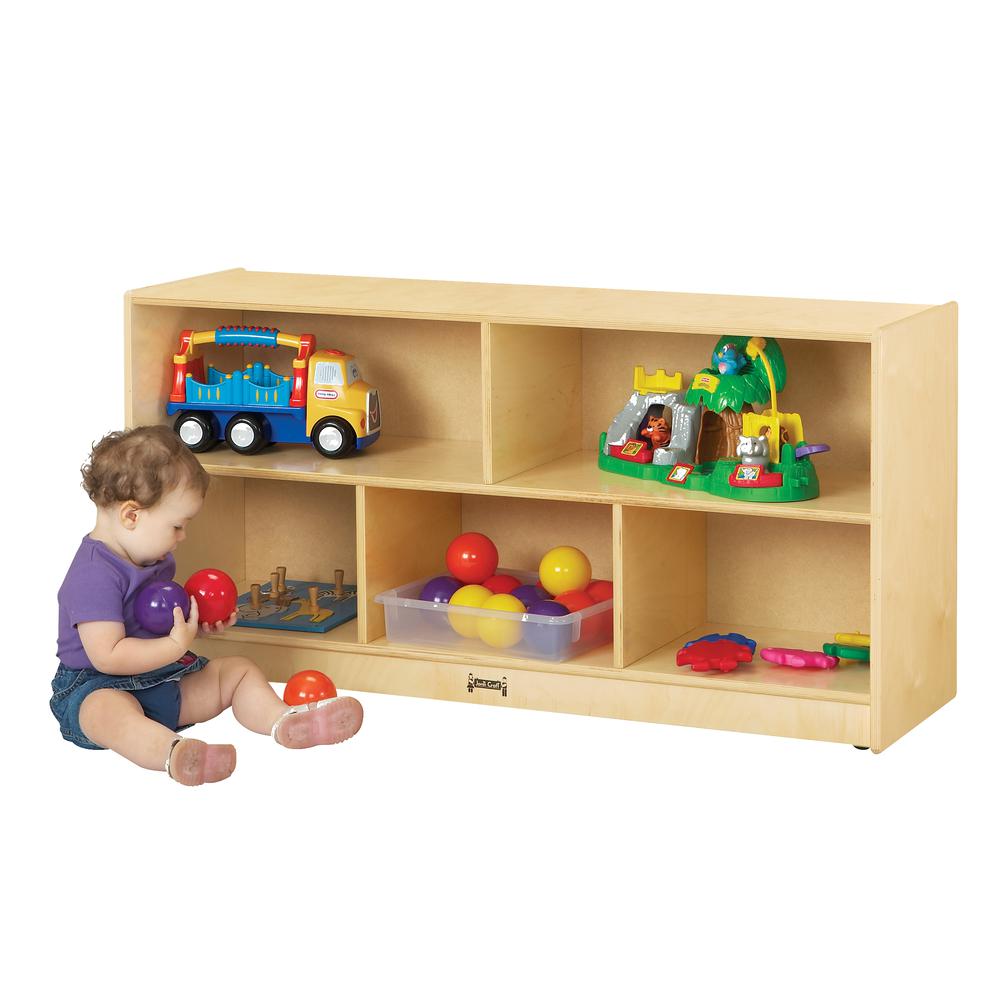 Toddler Single Mobile Storage Unit - 18" Deep. Picture 1