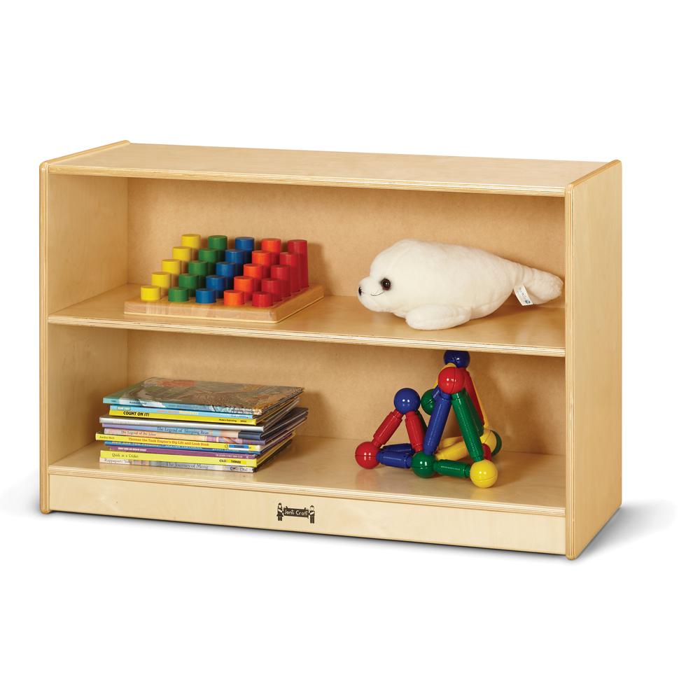 Jonti-Craft® Short Fixed Straight-Shelf Bookcase. Picture 1