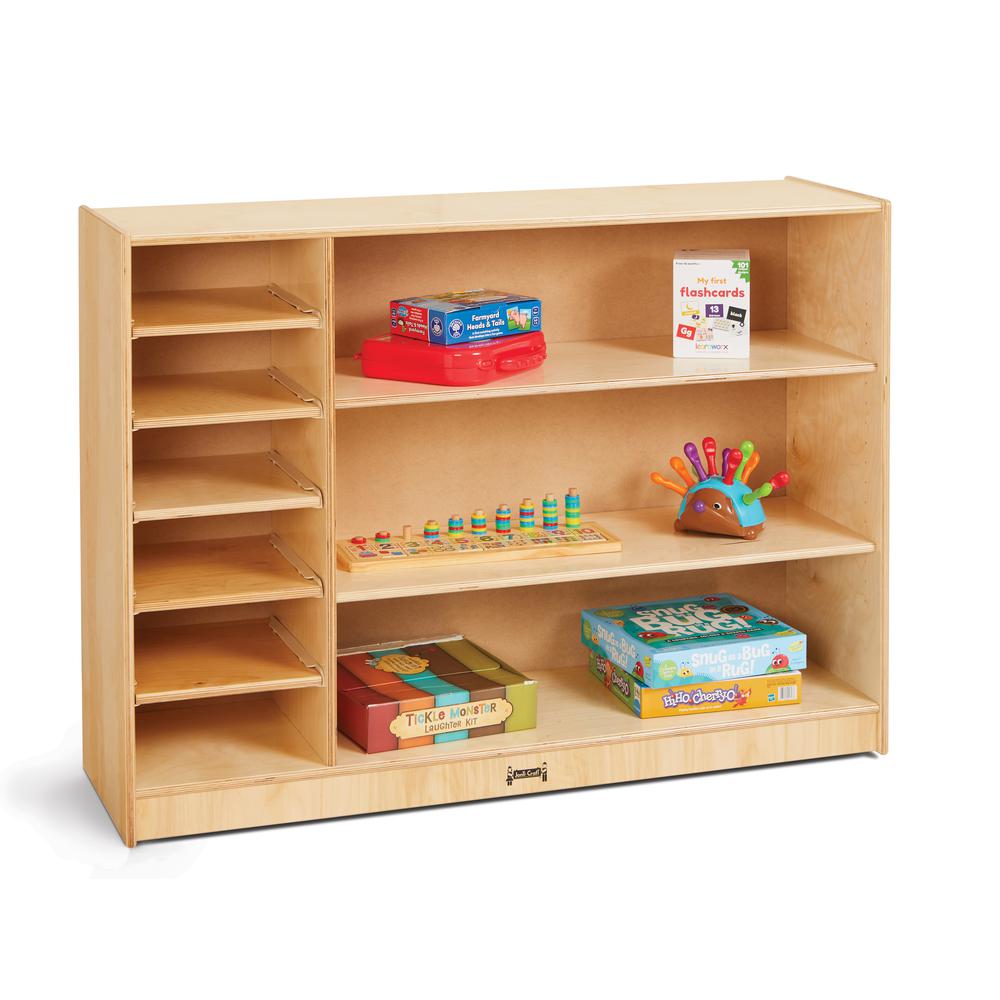 Adjustable Combo Mobile Straight-Shelf - without Paper-Trays. Picture 1