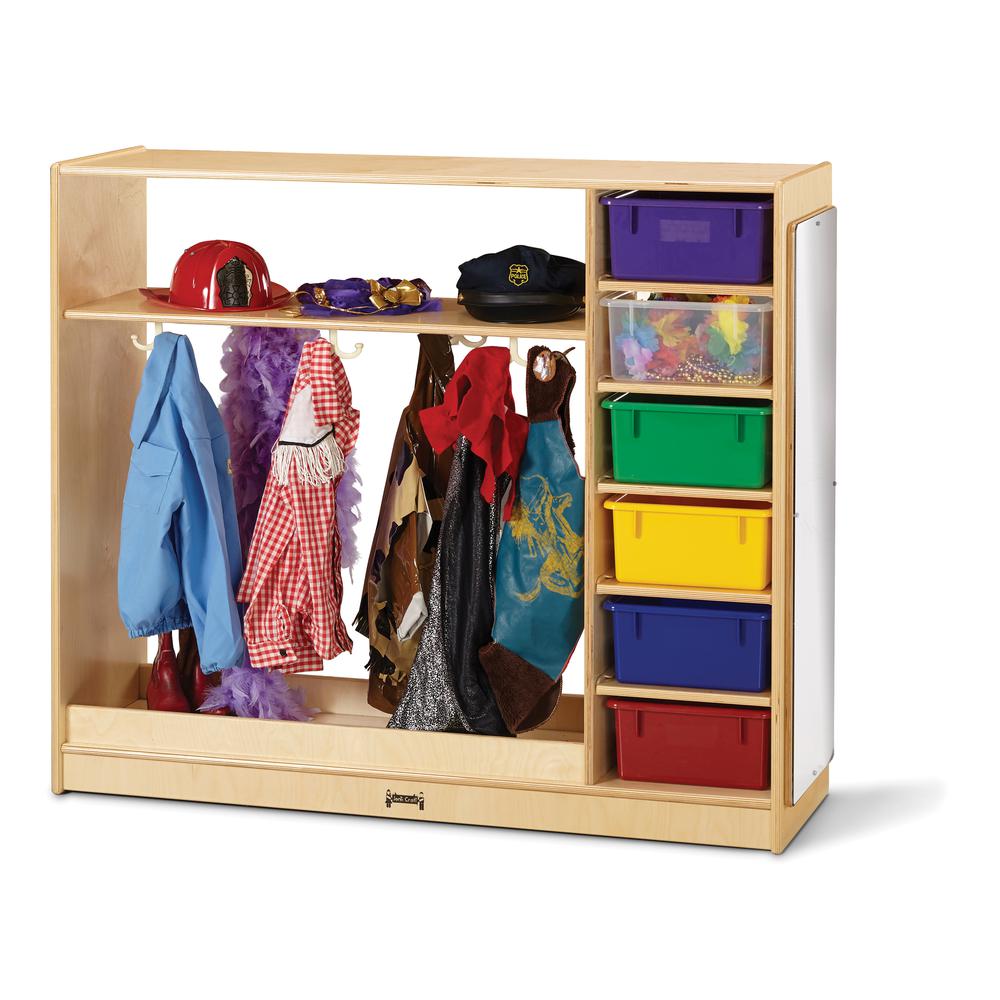 Jonti-Craft® Dress-Up Storage – with Colored Tubs. Picture 2