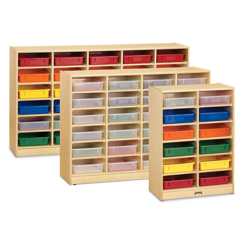 24 Paper-Tray Mobile Storage - with Clear Paper-Trays. Picture 3