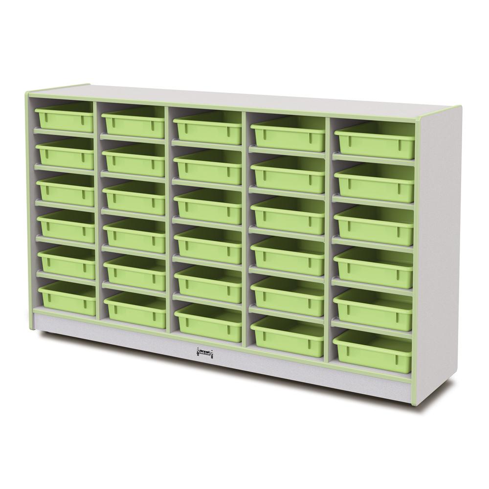 30 Paper-Tray Mobile Storage. Picture 1