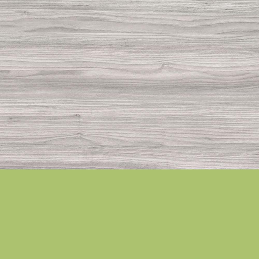 Berries® Kidney Activity Table - 48" X 72", A-height - Driftwood Gray/Key Lime/Gray. Picture 4
